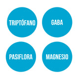 Ingredientes de nuevo triptofano con gaba, pasiflora y magnesio