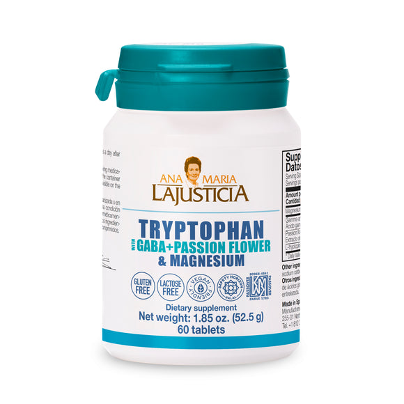Natural sleep aid: Triptophan, GABA, Passionflower, and Magnesium