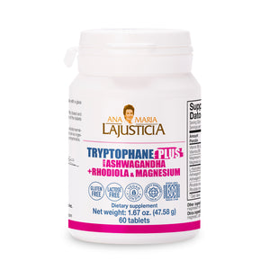 TRYPTOPHAN PLUS for 30 DAYS with Ashwagandha + Rhodiola and Magnesium