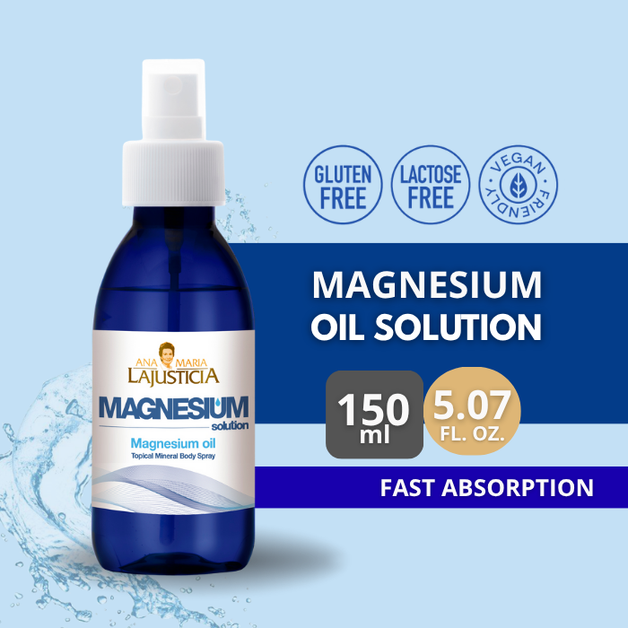 the benefits of Magnesium Oil Spray and Total Magnesium 5 with Harpago