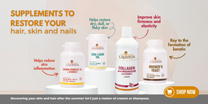 supplement to restore your hair skin nails collagen brewer yeast cod liver oil evening primrose oil